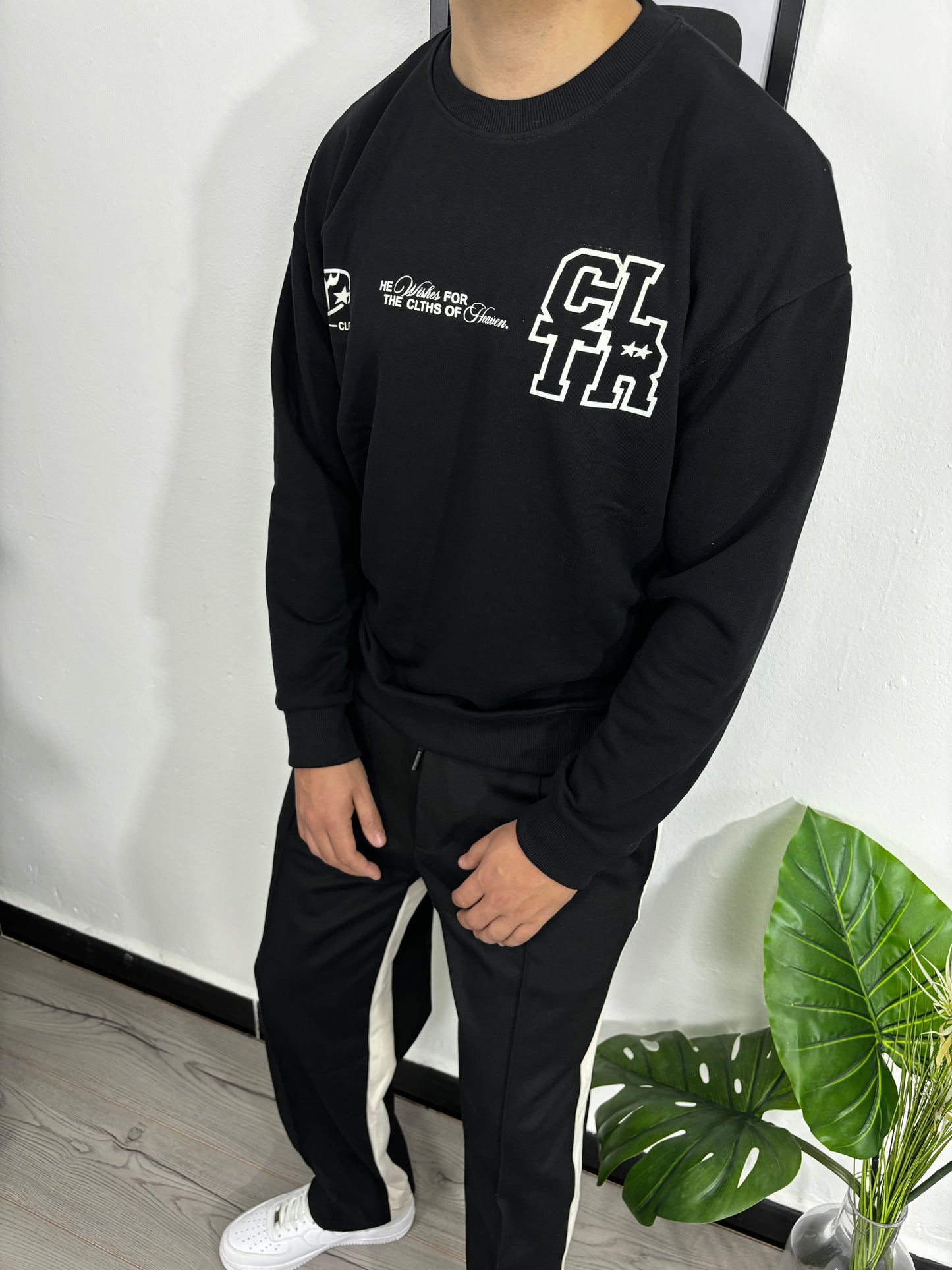 CLTR oversized sweatshirt- Black