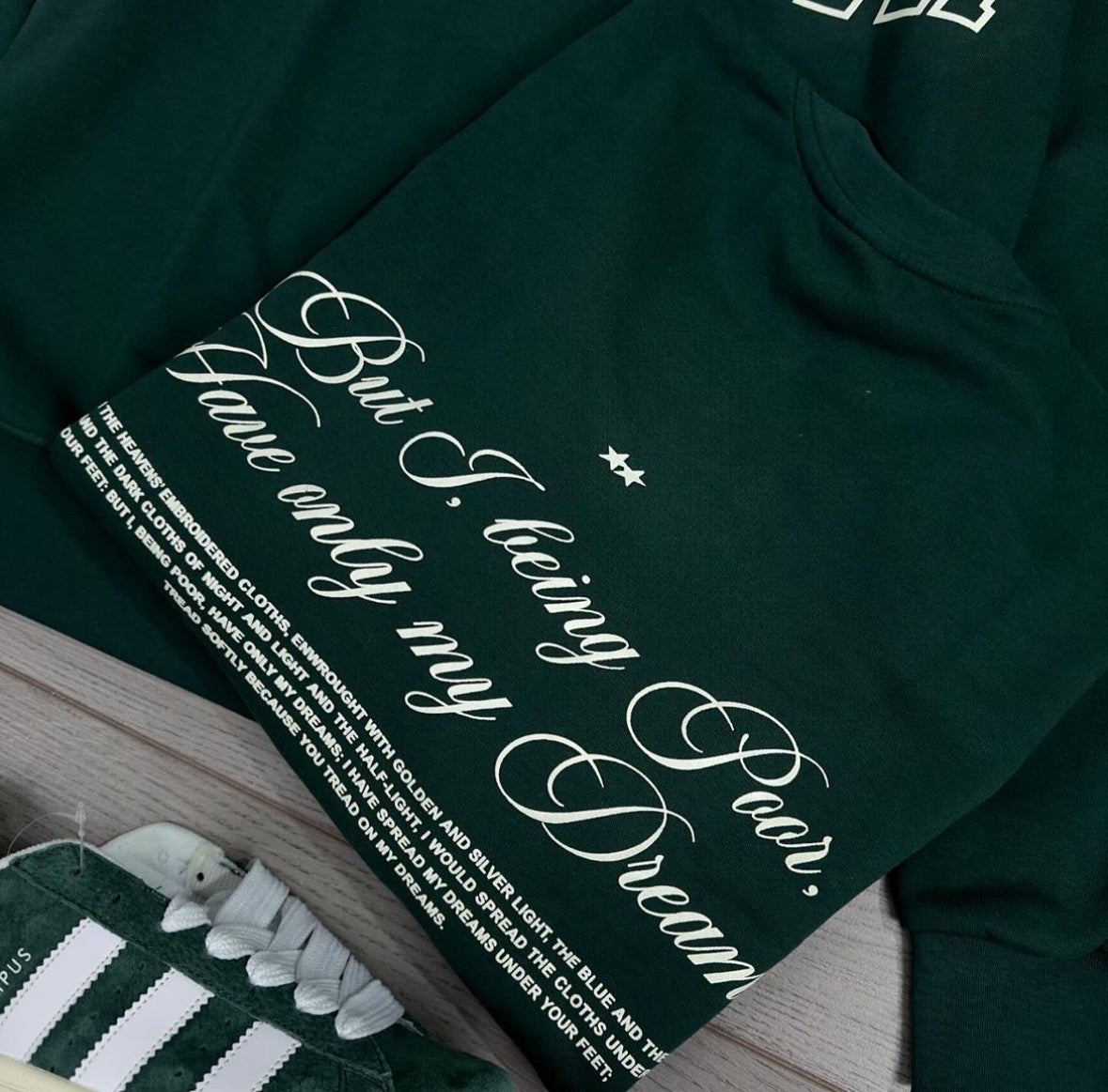 CLTR oversized sweatshirt- night Green